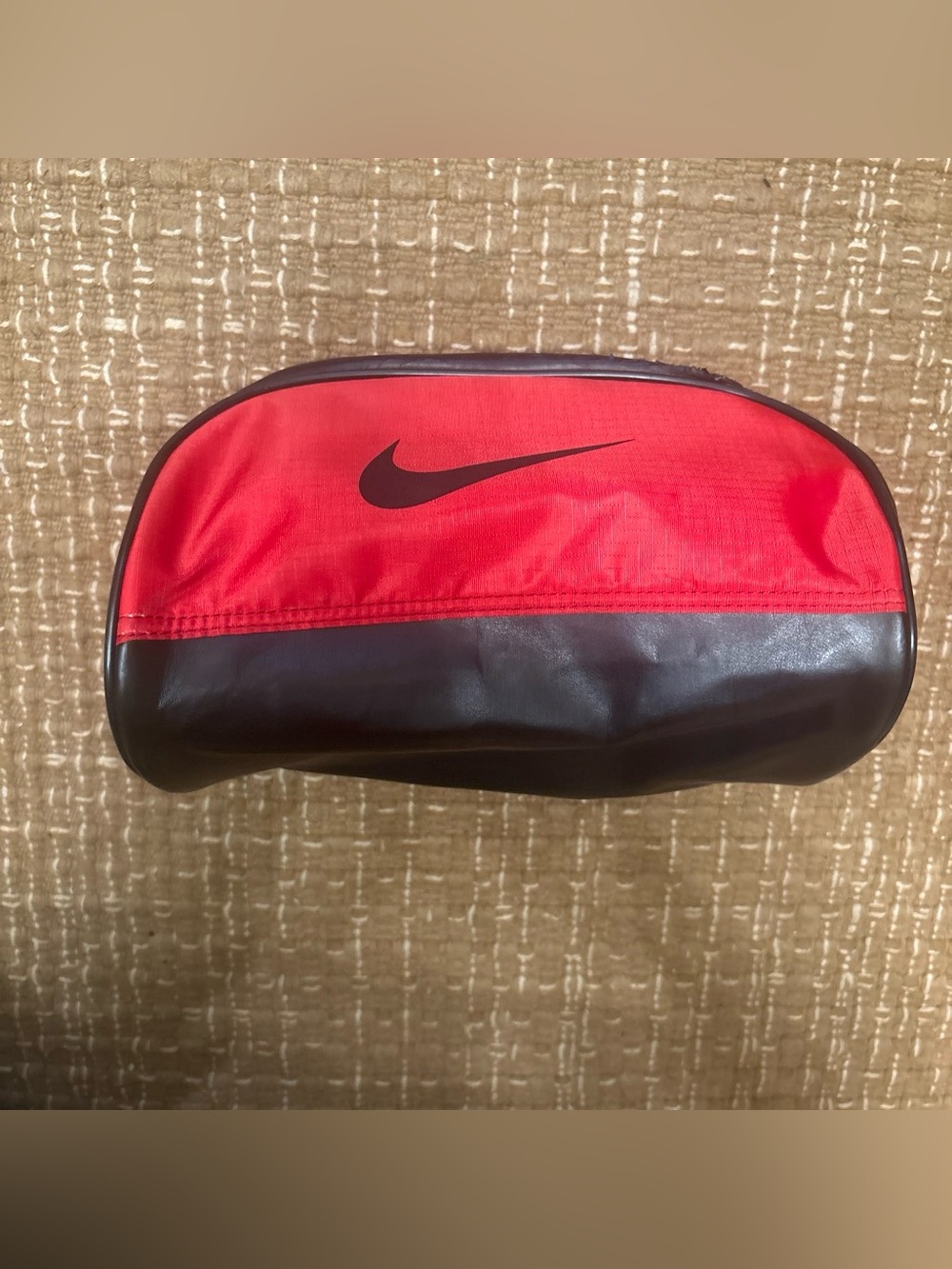 Nike Red and Black Dopp Kit Toiletry Bag